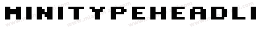 MINITypeHeadline Bold字体转换